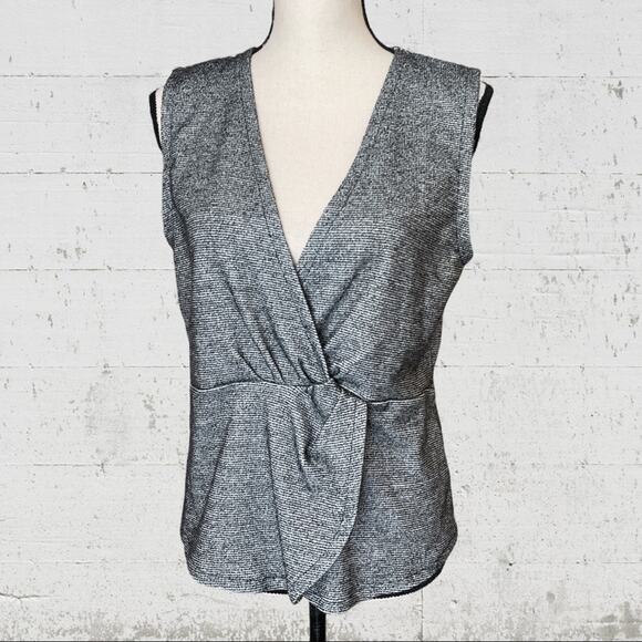 J. Crew 365 Bouclé Peplum Top Style J7990 Size Medium Office Siren - Picture 1 of 10